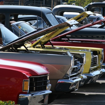 images of Washburn Tech Car Show