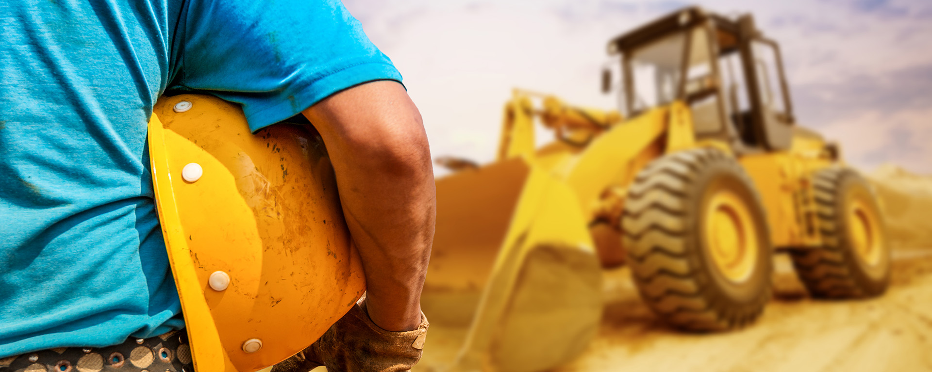 heavy equipment and operator