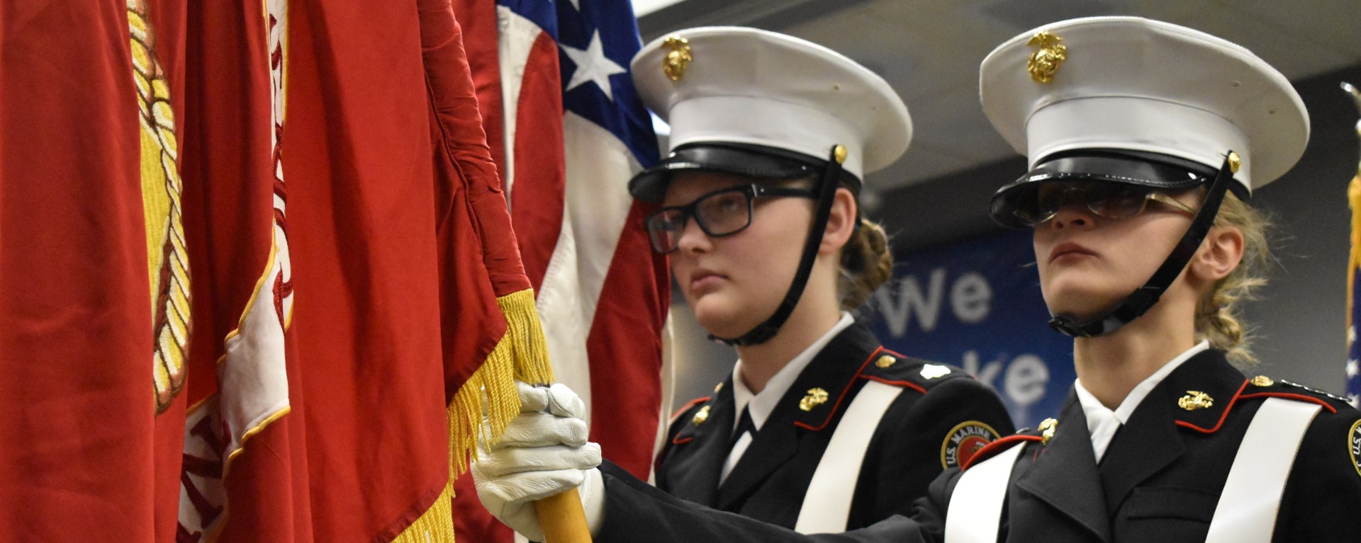 Veteran's Day ceremony at Washburn Tech