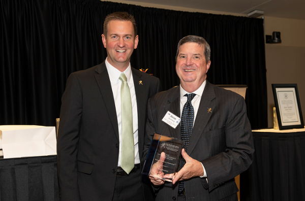 Steve Kearney with Marshall Meek