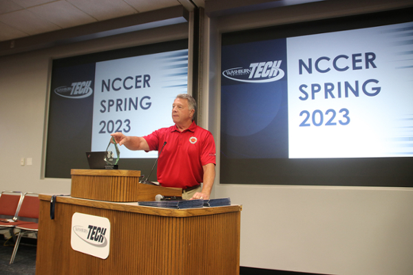 NCCER representative on campus